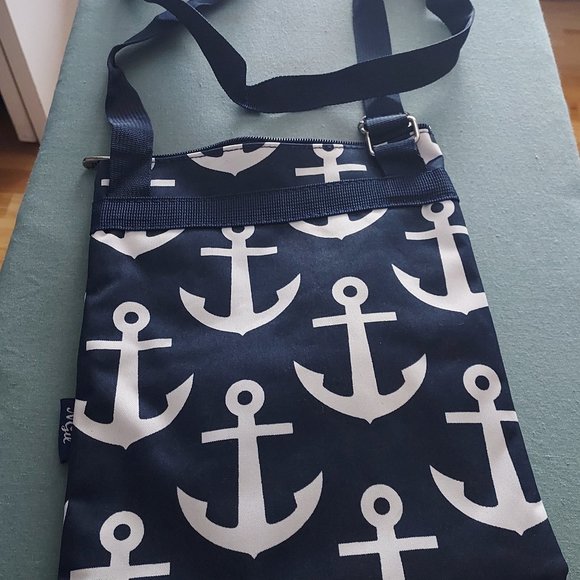 NGil Handbags - Canvas nautical, adjustable staps bag
